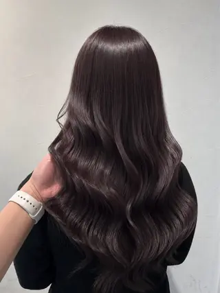 ロング カラー 渋谷艶カラー¦縮毛 🤍ふうかのヘアスタイル