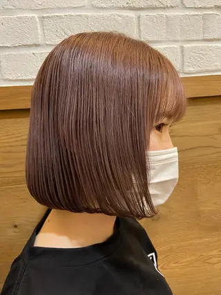 ショート カラー 髪質改善 永田零亜のヘアスタイル