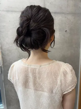 セミロング ヘアアレンジ yuuna/ レイヤーカット🎀のヘアスタイル