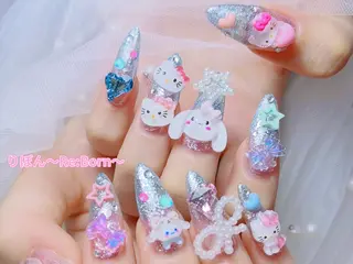 ミディアム りぼん Re:Bonrのネイルデザイン
