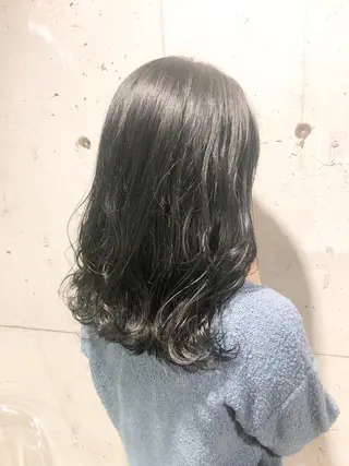 ミディアム カラー パーマ ヘアアレンジ メンズ キッズ ネイル マツエク・マツパ 当日予約⭕️ Rene’のヘアスタイル
