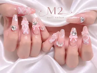 ネイル 長さだし専門店 M2　rikaのネイルデザイン