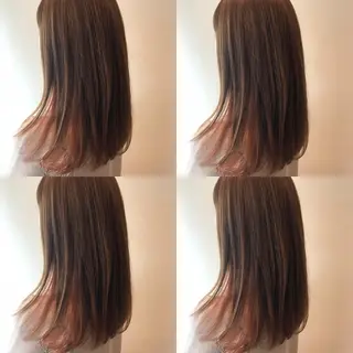 ミディアム カラー 【ツヤ髪カラー】本郷 星音のヘアスタイル