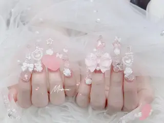 ネイル MoMoA Nail ネイル長さ出し専門店のネイルデザイン