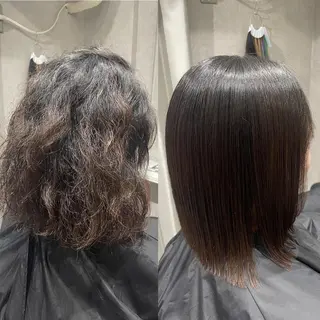 ミディアム 透明感カラー🇰🇷 レイヤー✨桑原　研太のヘアスタイル