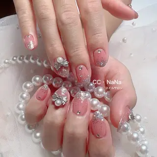 ネイル CC NaNa ワンホンネイル🌙Nのネイルデザイン