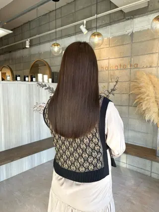 ロング カラー 眞名子 瑞紀のヘアスタイル