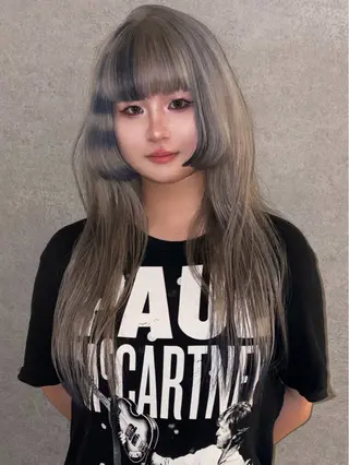 ロング カラー コツ🧚ハイトーン /カラー/名古屋/栄のヘアスタイル