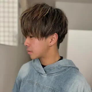 メンズ 暖色カラー・メンズ 🫧Harukaのヘアスタイル