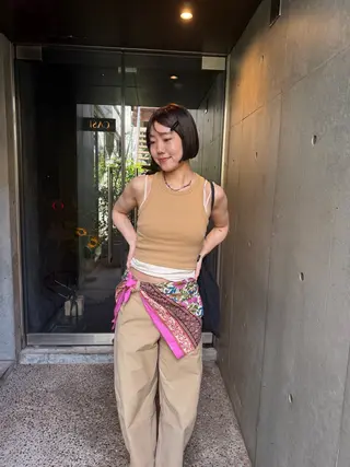 ショート ボブパーマ🥣KON コンナツミのヘアスタイル