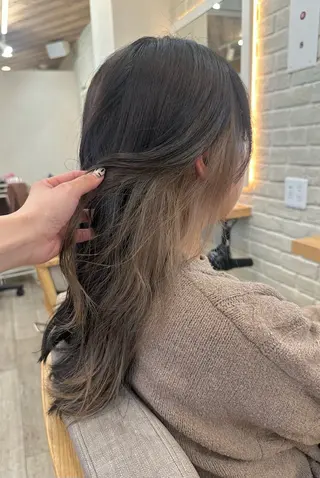 ロング カラー ✄折橋 彩花🐶🍑のヘアスタイル