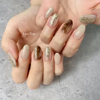 ネイル モチの良さ◉ フィルインネイル♡のネイルデザイン