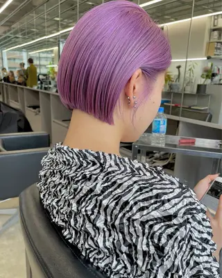 ショート カラー 艶髪/透明感カラー tawadaのヘアスタイル