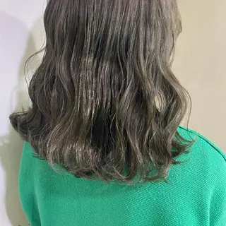 ミディアム カラー 清村 和音のヘアスタイル