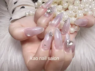 ネイル kao nail マグネット/長さだしのネイルデザイン