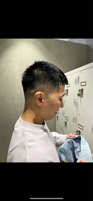 ショート 萩森 龍也のヘアスタイル