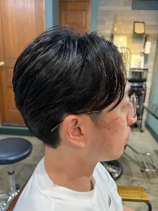 メンズ 鎌田 輝のヘアスタイル