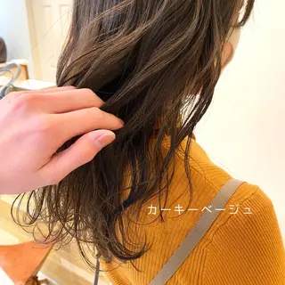 セミロング CASANE 大橋康智のヘアスタイル