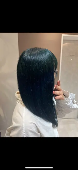 セミロング カラー レイヤーカット/美髪 矯正🫧/中本輝人のヘアスタイル