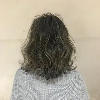 ミディアム 福原 優介のヘアスタイル