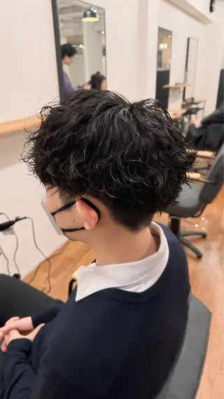 ショート Oltre四天王寺 メンズパーマ特化のヘアスタイル