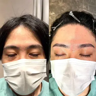 メンズ アイブロウ 北千住理容室バーバー 小堀悠作のヘアスタイル
