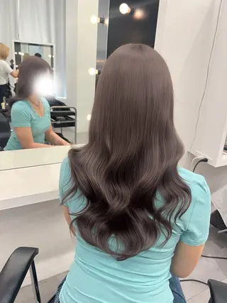 ロング しゅういち/赤み消し カラー特化のヘアスタイル