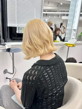ショート 🎗副店長/井上 竜 ブリーチ指名No.1のヘアスタイル