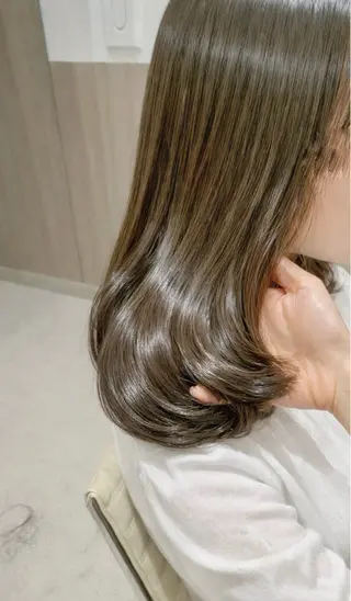 セミロング メンズ/パーマ /レディース髪質改善のヘアスタイル