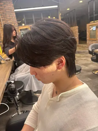 メンズ 🪽直毛男子の救世主 🪽フェザーパーマのヘアスタイル