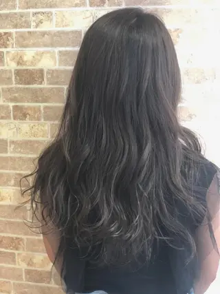 セミロング カラー 中野 竜介のヘアスタイル