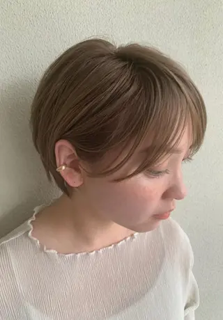ショート 前田　真吾 ⭐️パーマの人⭐️のヘアスタイル