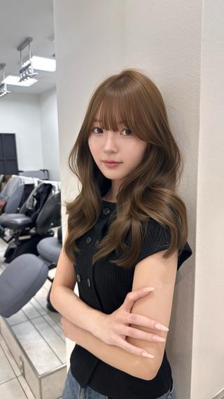 ロング カラー 上品モテヘア🩶 karen🩶のヘアスタイル