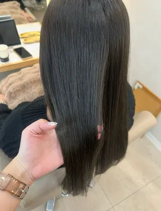 セミロング カラー 🎀赤み消し カラーyui🎀のヘアスタイル