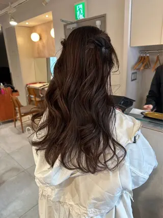 ロング カラー ヘアアレンジ 💎wakaba💎 モデル募集中のヘアスタイル