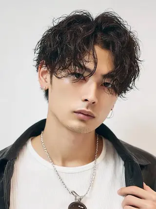 パーマ メンズ 神田 絢飛のヘアスタイル