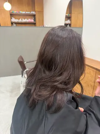 カラー koharu🥣🤎 カット/縮毛矯正のヘアスタイル