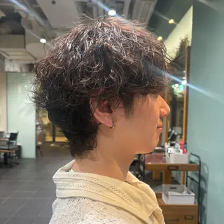 パーマ メンズ オーガニックカラー/ 表参道/ルカのヘアスタイル
