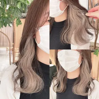 セミロング カラー 渋谷:インナーカラー /🍒エリカ🍒のヘアスタイル