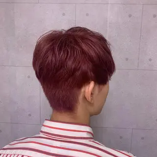 カラー メンズ 檜皮 夢子のヘアスタイル