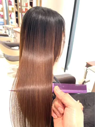 ロング パーマ 💎縮毛矯正💎 髪質改善・店長 伊藤のヘアスタイル