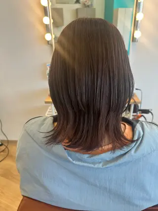 ミディアム Azule なつめのヘアスタイル