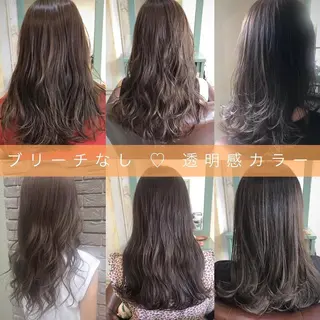 セミロング カラー tripletta トリプレッタのヘアスタイル