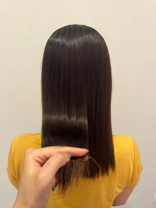 ミディアム パーマ ramphy 柴原 夢奈のヘアスタイル