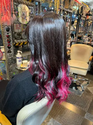 セミロング カラー KOYA コヤのヘアスタイル