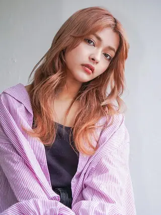 ロング カラー ANGELICA 難波店のヘアスタイル