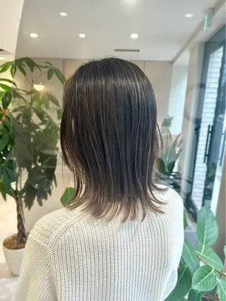 ショート カラー 透明感カラー🌿 グレージュ🐺陽介のヘアスタイル