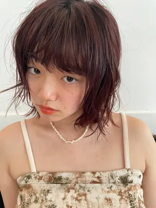 ショート カラー レイヤーカット🎀 NANAHAのヘアスタイル
