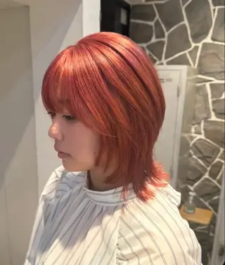 カラー 艶カラー 🩵NATSUKIのヘアスタイル