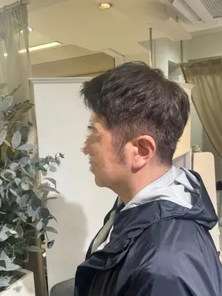 ショート メンズ 透明感カラー️🫧 清水杏乃のヘアスタイル